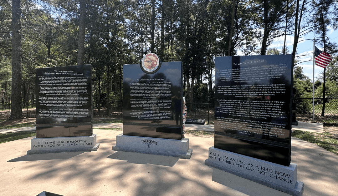 Discover Mississippi: Lynyrd Skynyrd – the plane crash, the monument, and the heroes