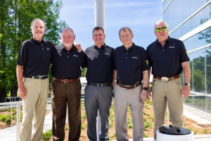 Robert Lampton, Leslie Lampton, Jr., Kris Patrick, Lee Lampton, and Bill Lampton. (Courtesy of Ergon)