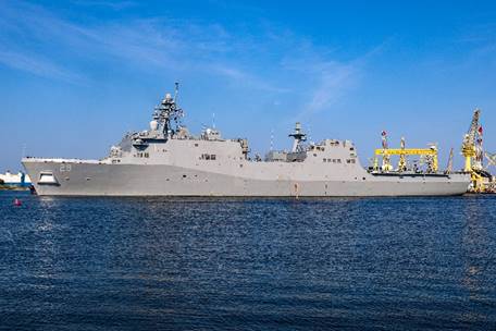 Ingalls-built LPD 29 enroute to commissioning
