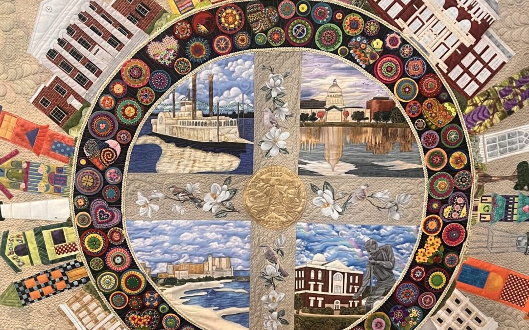 Dozens of handmade quilts on display at Waller Craft Center