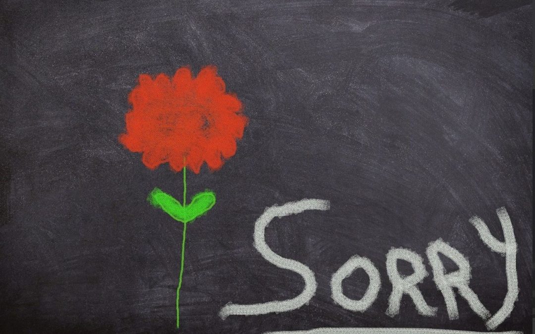 Coffee Time: “WHEN ‘I’M SORRY’ JUST DOESN’T CUT IT”