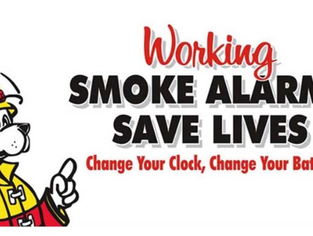 Working Smoke Alarms Save Lives. Change Your Clock, Change Your Batteries.