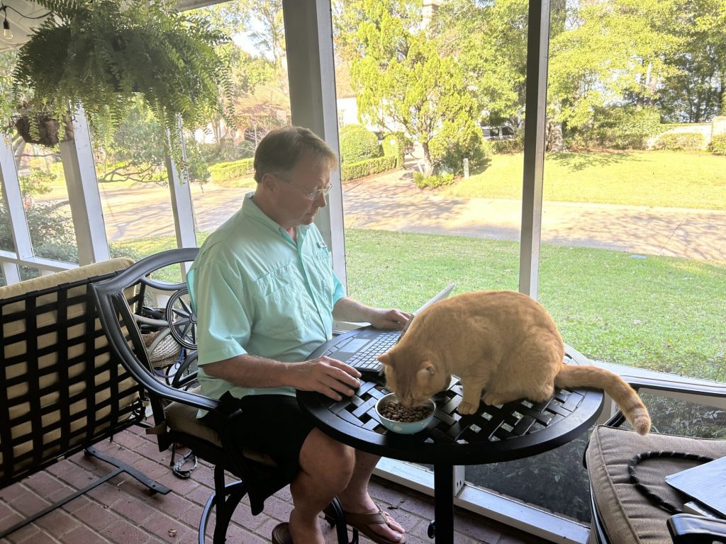 The author says he’s learned a few things about himself during the process of writing his books.