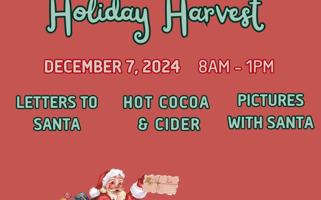 Mississippi Farmers Market Hosts Holiday Harvest December 7
