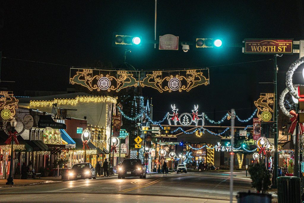 Grapevine, Texas is known as the Christmas Capital of Texas.
