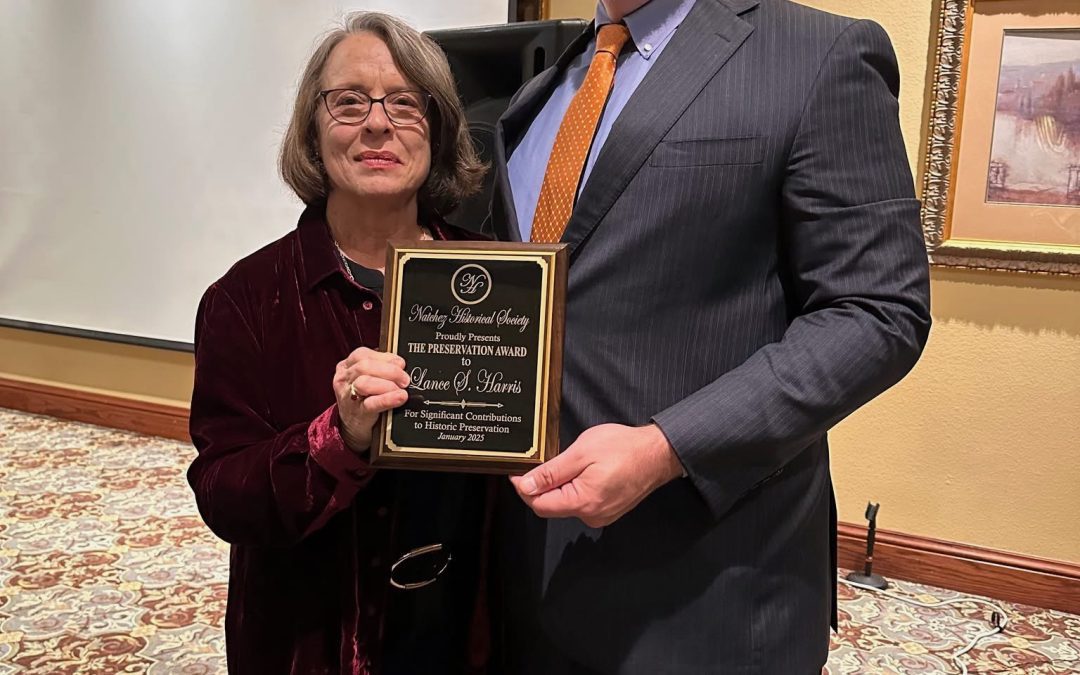 Natchez Historical Society honors Lance S. Harris at  2025 Annual Dinner Meeting