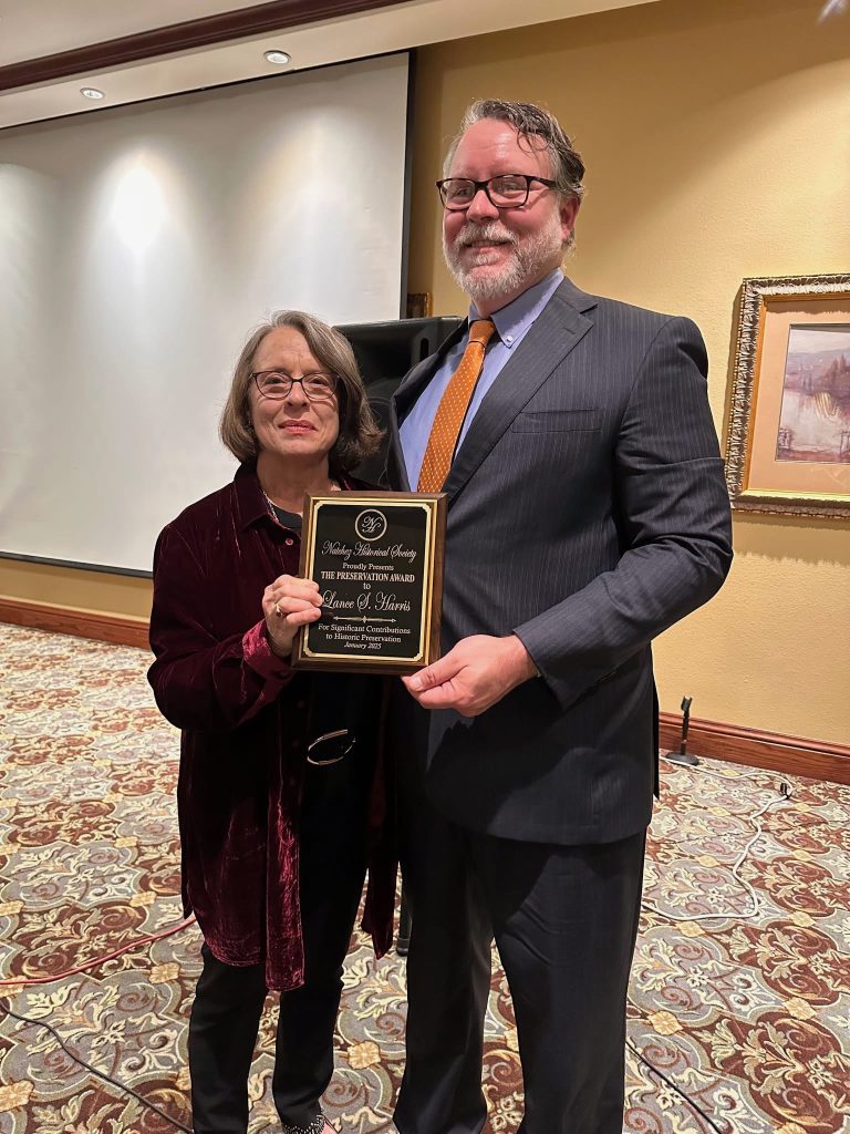 Lance S. Harris presented award
