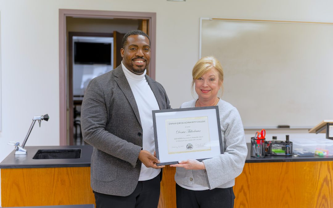 Thibodeaux named NISOD Excellence Award recipient