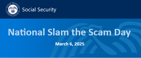 National Slam the Scam Day