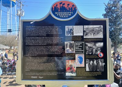 Charles Evers Marker (Back)