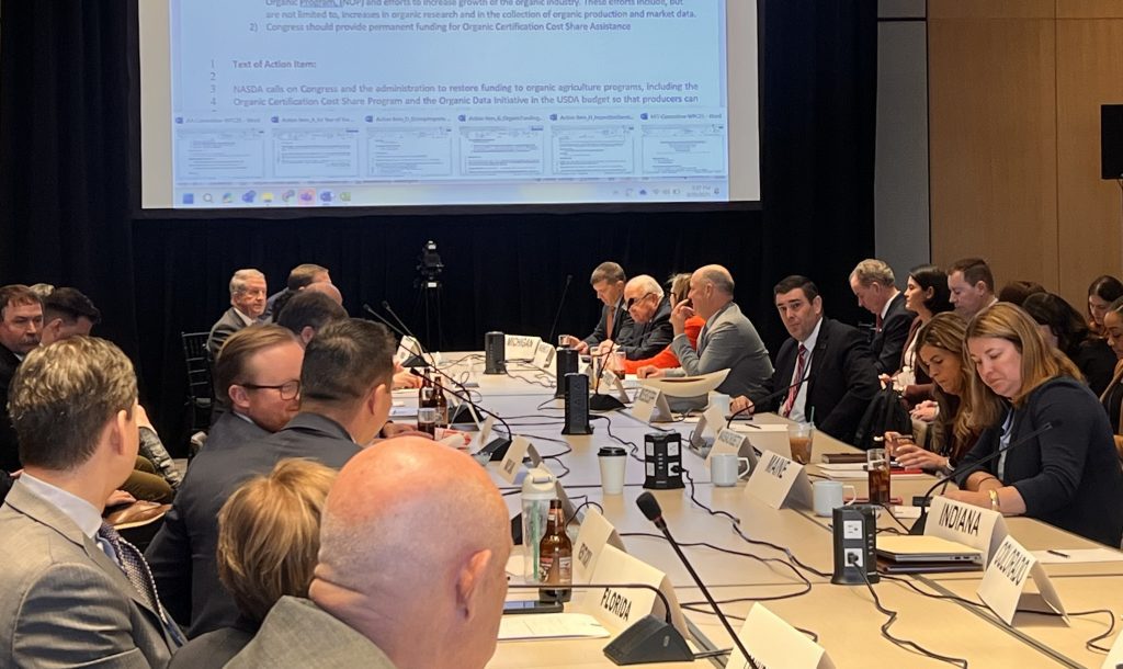Commissioner of Agriculture and Commerce Andy Gipson represented Mississippi at the National Association of State Departments of Agriculture (NASDA) Winter Policy Conference in Washington, D.C., this week discussing critical issues impacting the nation’s farms, ranches and agriculture industry.