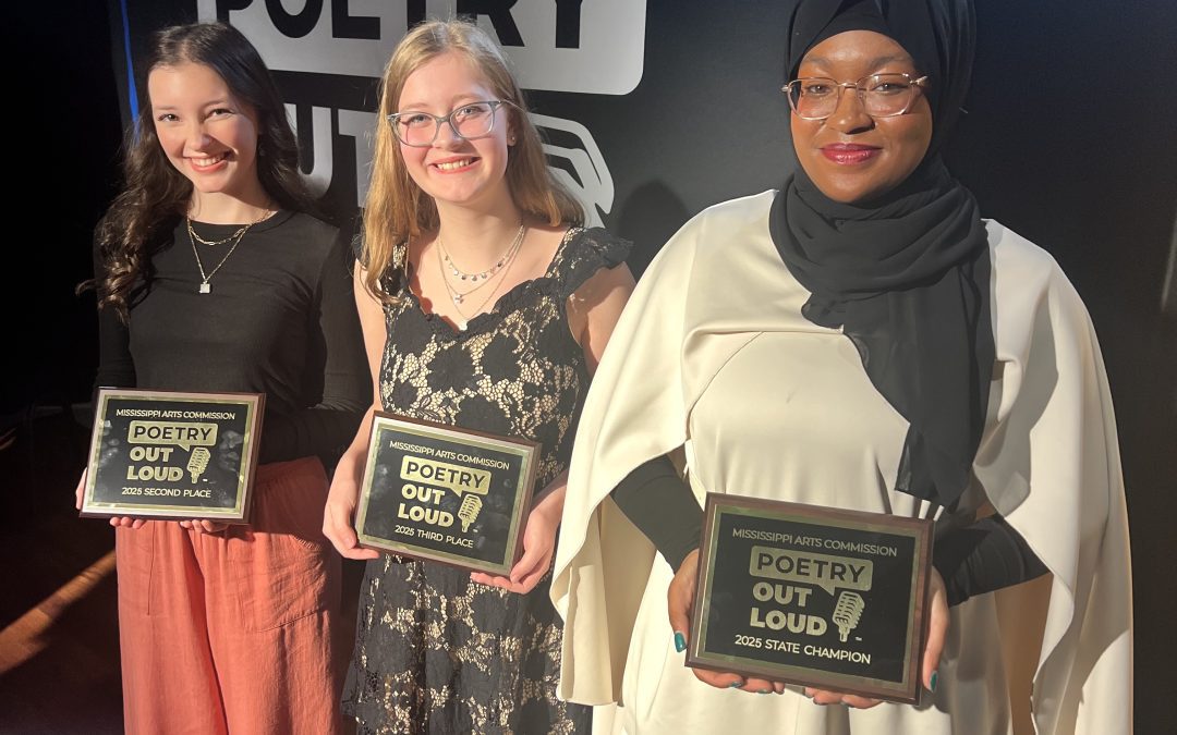 Saabria Prater is the 2025 Mississippi  Poetry Out Loud Champion
