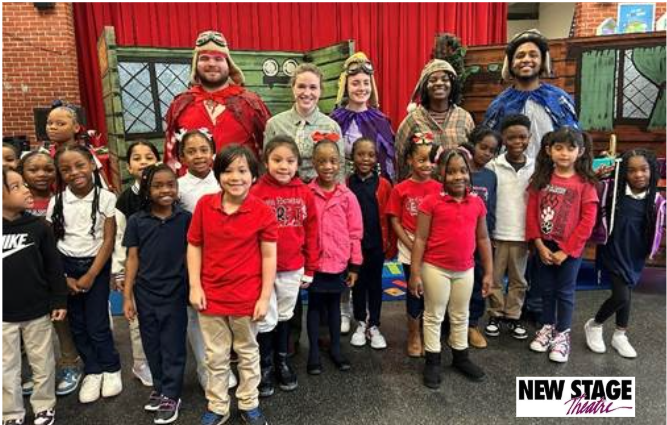 New Stage Theatre Education Presented A Year With Frog and Toad  at Spann Elementary