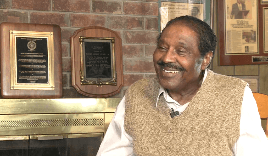 Image of Robert G. Clark, Jr. from the Library of Congress oral history interview conducted by John Dittmer in Pickens, Mississippi, 2013.