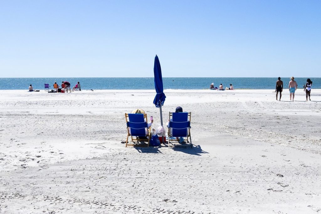 Ship Island, located 12 miles from the Gulf Coast, is the perfect getaway due to its white sand beaches and clear blue water. (Photo courtesy of Coastal Mississippi.)