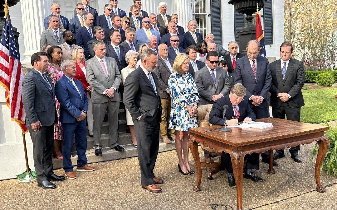 Gov. Reeves Signs Historic Legislation Eliminating Mississippi’s Individual Income Tax