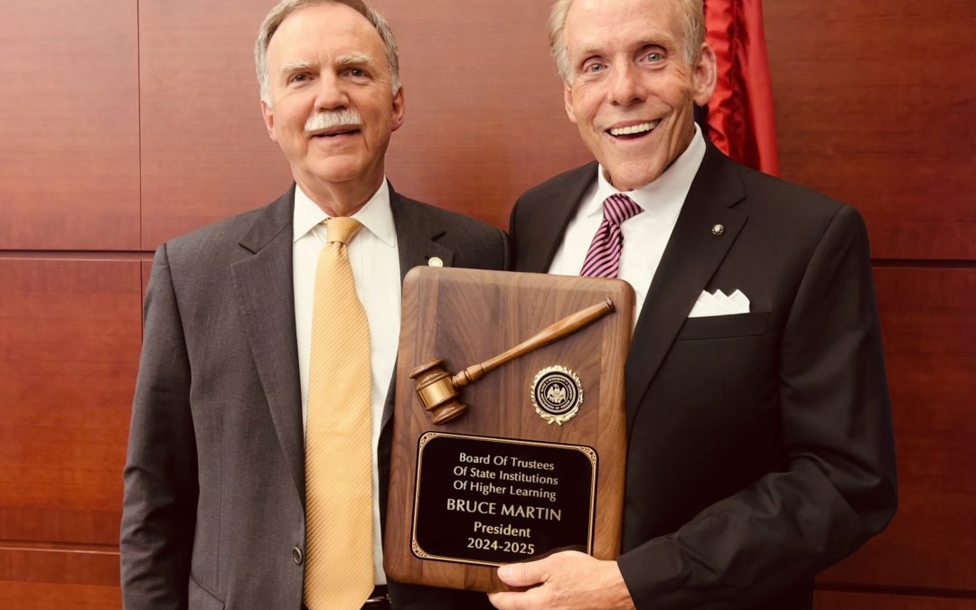 Gavel Passes to New President of IHL Board of Trustees