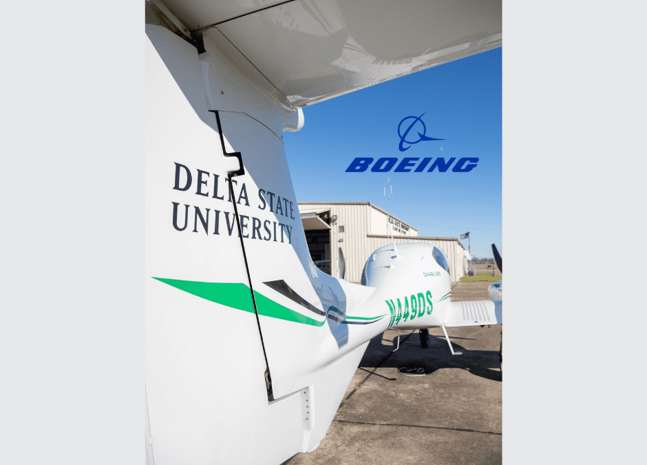 Delta State University receives donation from Boeing to support Commercial Aviation Program