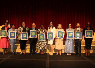 Community Leaders Pictured L to R: Christian Harley, LaWanda Jones, Amanda Pidgeon, Premo Sabbatini, Misty Stevenson, Heather Smith, Susan Russell, Laura Lacoste, Casey Hill, Dr. Racheal Butler