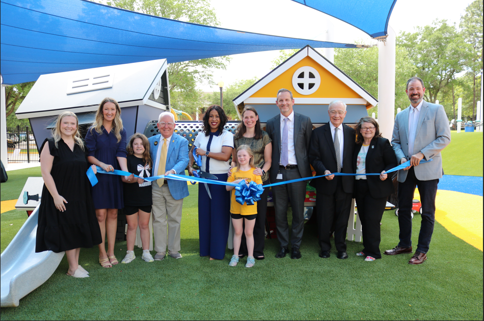 The Children’s Center Celebrates Ribbon Cutting for New Therapy Playground