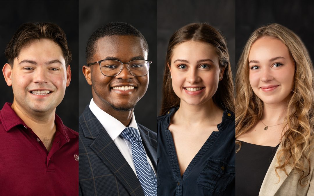 Pictured L to R : Julian Dedeaux, Alijah Jones, Lily Langstaff, and Alyssa Williams