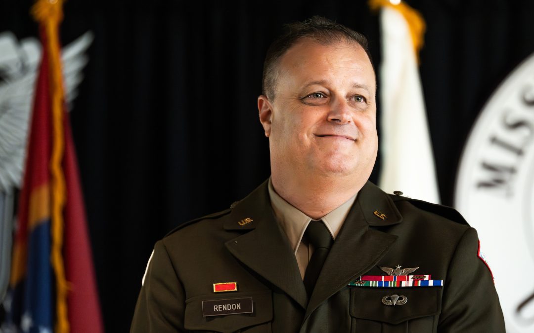 Andrew Rendon, a brigadier general in the Mississippi National Guard and MSU's executive director for veteran and military affairs, is the Magnolia State's 2025 Veteran of the Year. (Photo by Grace Cockrell)