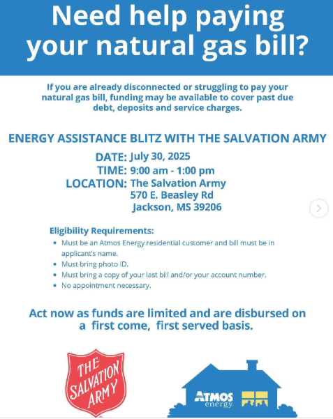 The Salvation Army Partners with Atmos Energy to Host Energy Assistance Blitz in Jackson