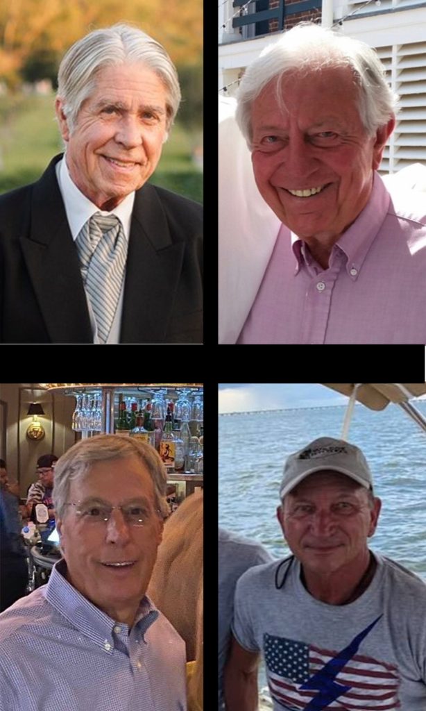  attorneys Rusty Jenkins, top left; Joe Meng, bottom left; Brent Bourland, bottom right; and former mayor Tony Byrne, top right