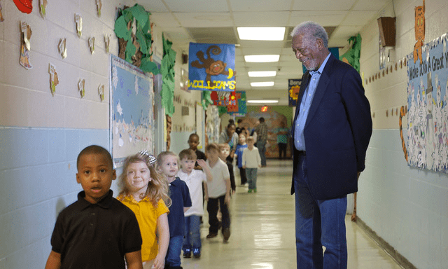 Morgan Freeman promotes reading at Mississippi Early Learning Alliance event