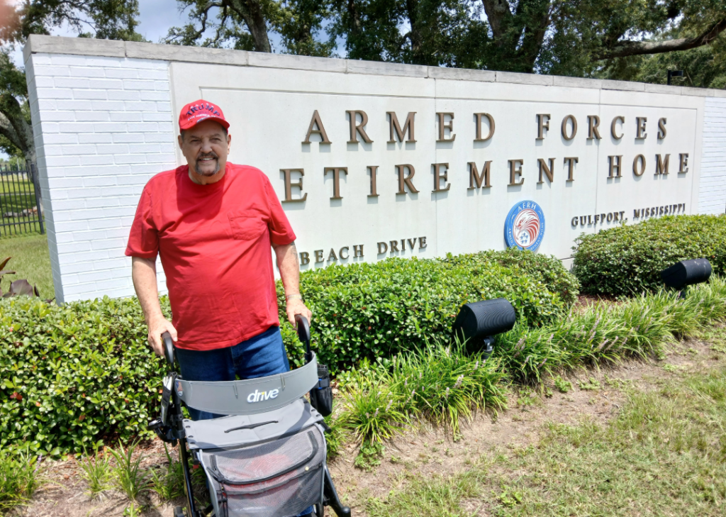 Johnny Fuselier, a retired U.S. Navy Chief Petty Officer, is seeking to have his First Amendment rights protected by a federal court. (Photo provided by American Dream Legal)
