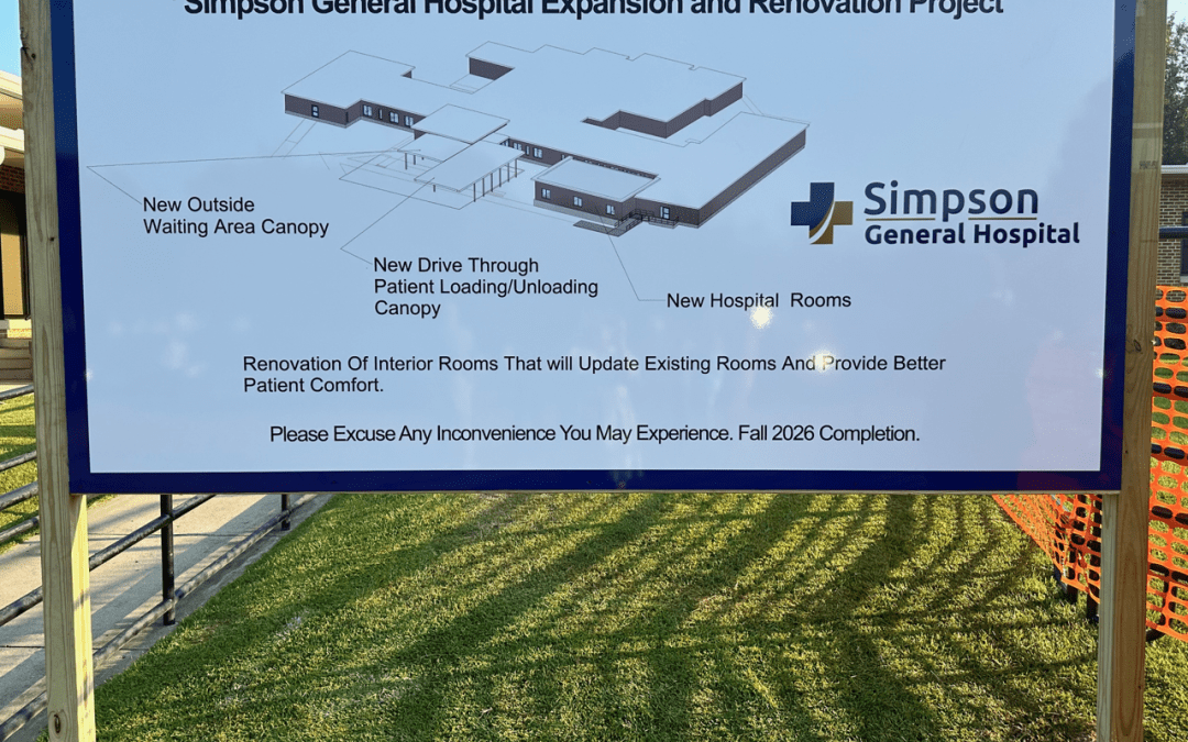 Simpson General Hospital Announces Major Facility Improvements Project