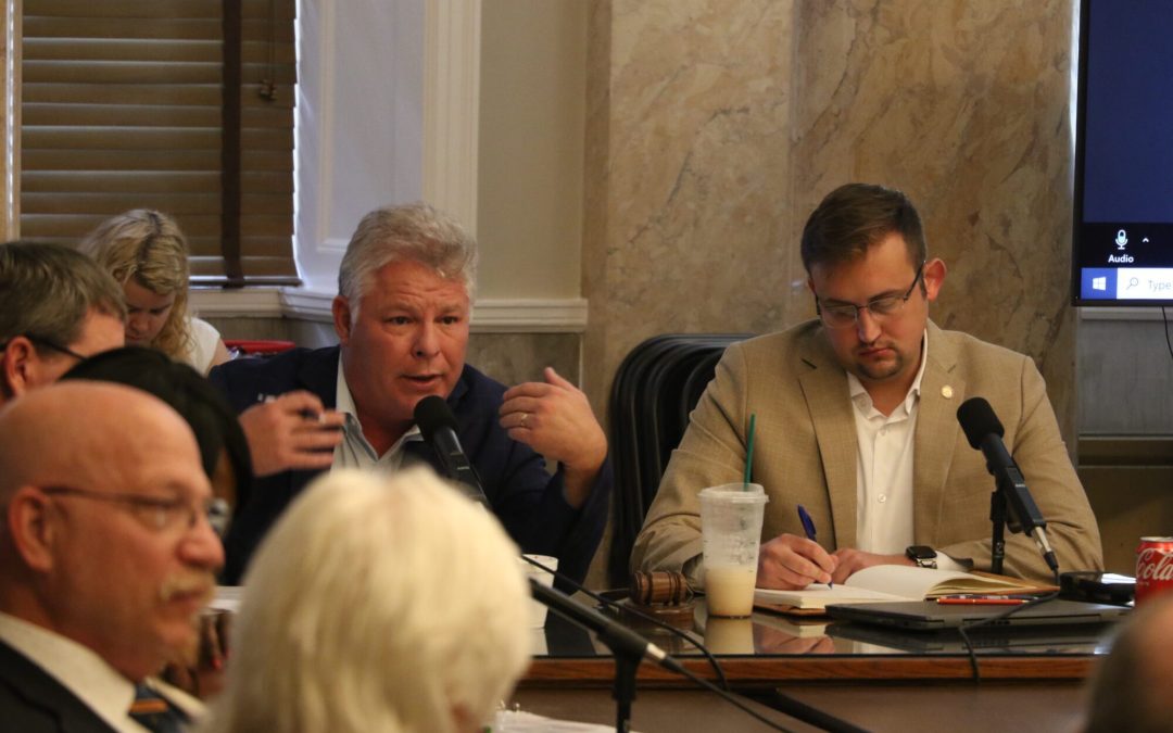 State Rep. Rob Roberson addresses the House Education Freedom Select Committee (Photo by Jeremy Pittari, Magnolia Tribune)