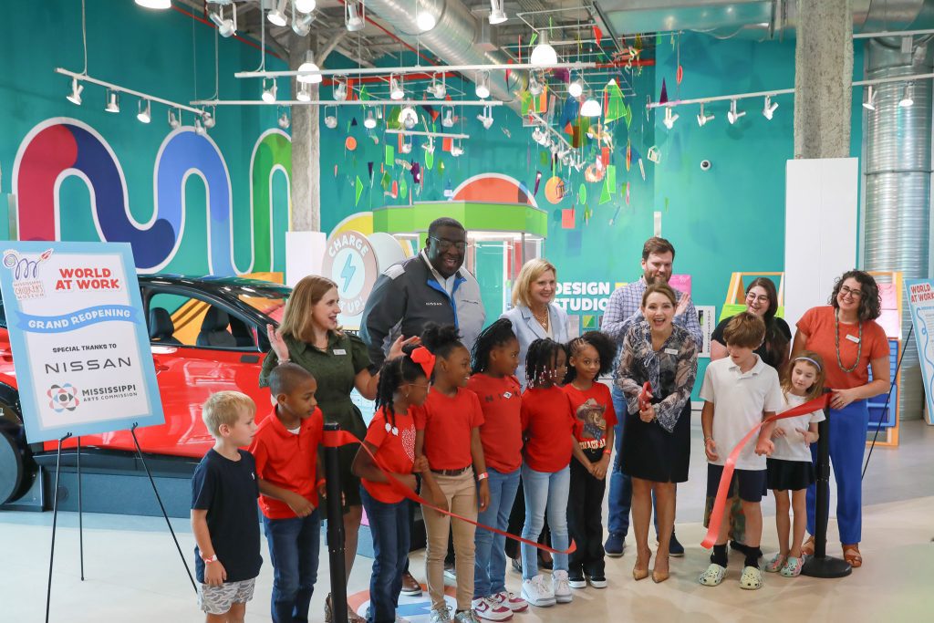 World at Work gallery ribbon cutting at the Mississippi Children's Museum in Jackson. Photo Credit: Mississippi Children's Museum