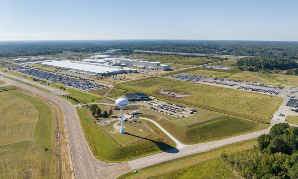 Toyota's Blue Springs plan in MS (Photo from Toyota)