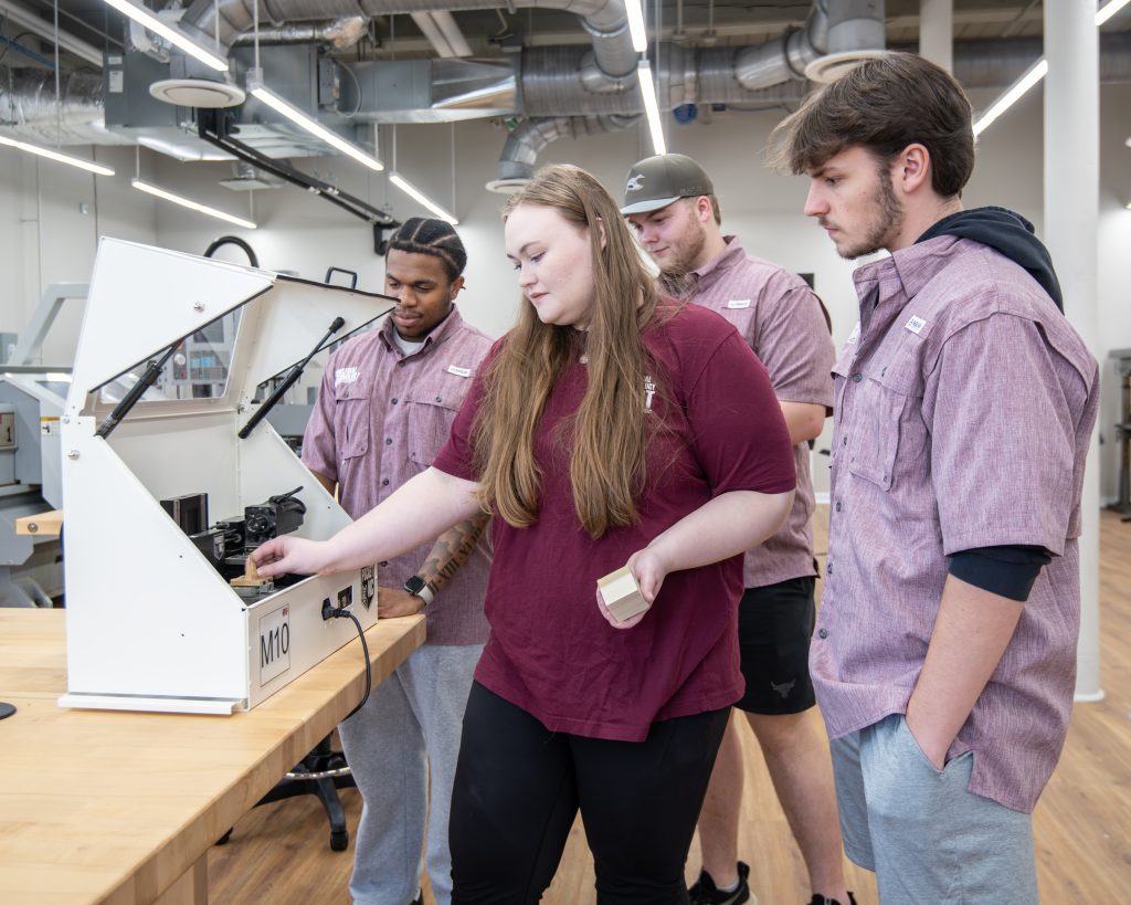 MSU is launching a new online industrial technology master’s degree this fall to equip students with industry-driven managerial and technological skills that will position them for career advancement. (Photo by Bryce Mitchell)