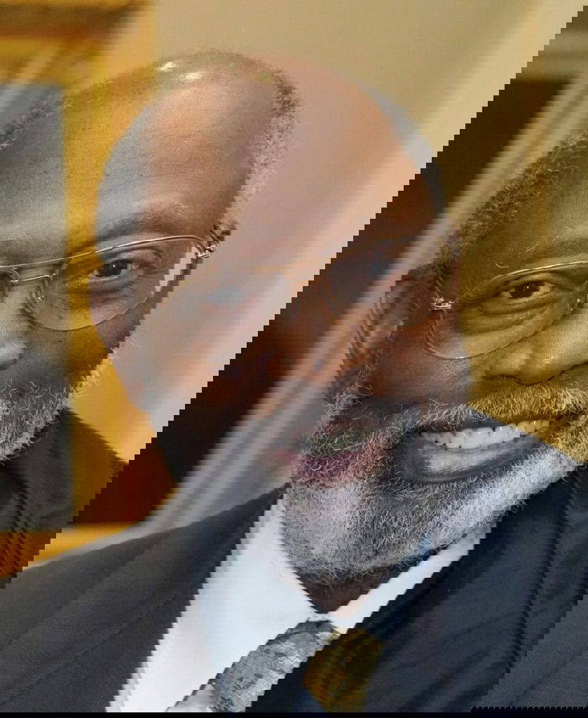 U.S. District Judge Henry Wingate smiles on Aug. 19, 2022, in Jackson, Miss. Wingate ruled Thursday, June 1, 2023, that the Mississippi chief justice cannot be a defendant in a lawsuit that challenges a state law dealing with appointed judges. (AP Photo/Rogelio V. Solis, File)