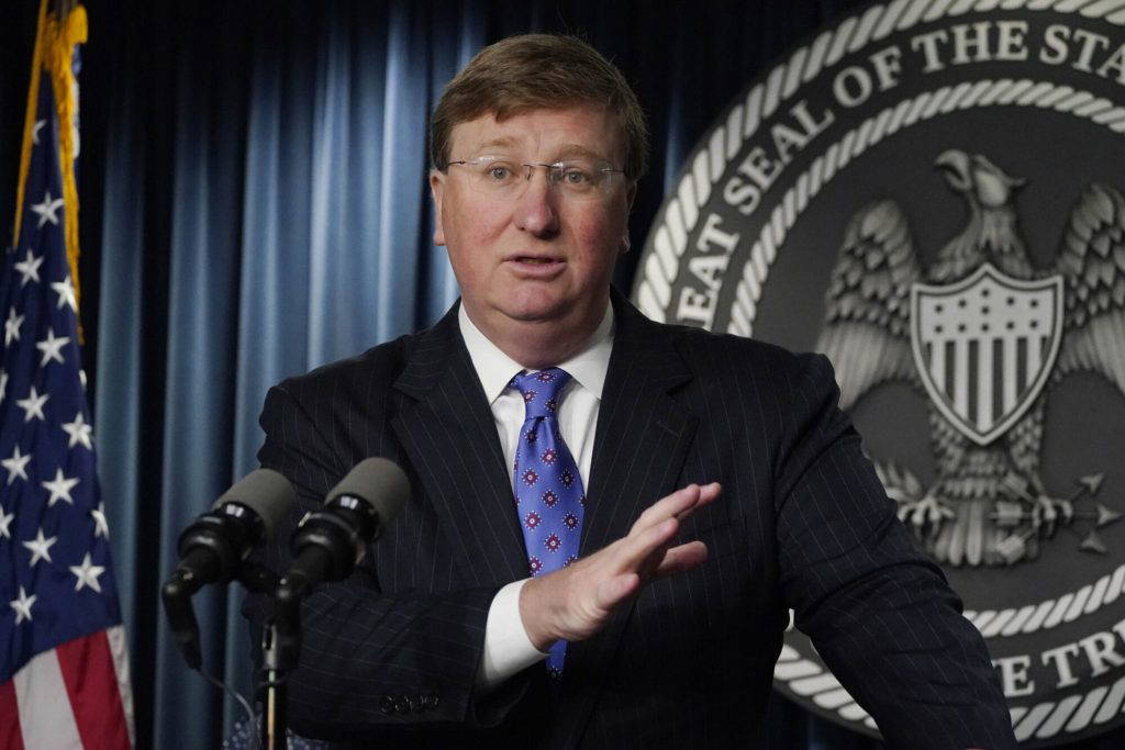 ississippi Gov. Tate Reeves (AP Photo/Rogelio V. Solis - Copyright 2023 The Associated Press. All rights reserved.)