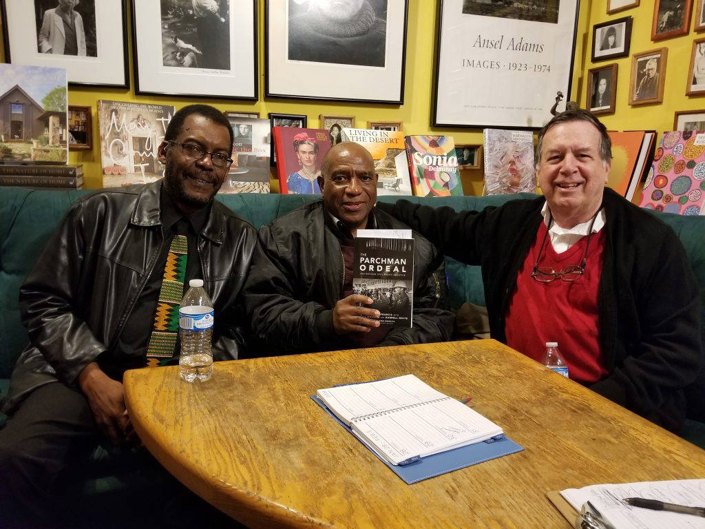 This file photo shows the three producers of "The Parchman Ordeal: The Untold Story." Pictured from left are Darrell White, Robert Morgan, and the late G. Mark LaFrancis. White and Morgan recently donated the film and its original interview footage to the Margaret Walker Center at Jackson State University.Photo courtesy of Robert Morgan