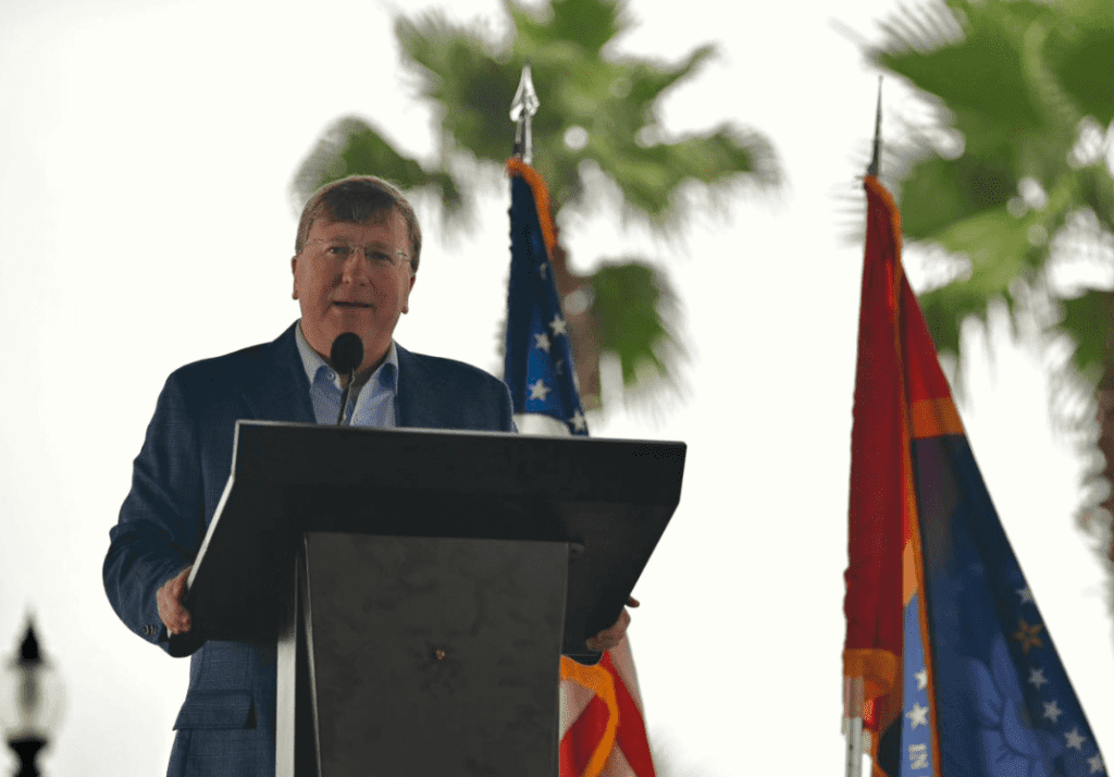 overnor Tate Reeves, August 2025 (Photo from Governor Reeves on Facebook)