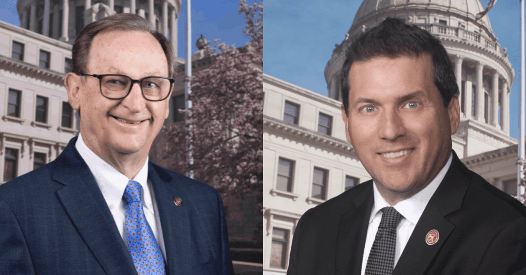 State Senator Dean Kirby (left) and State Rep. Lee Yancey (right)