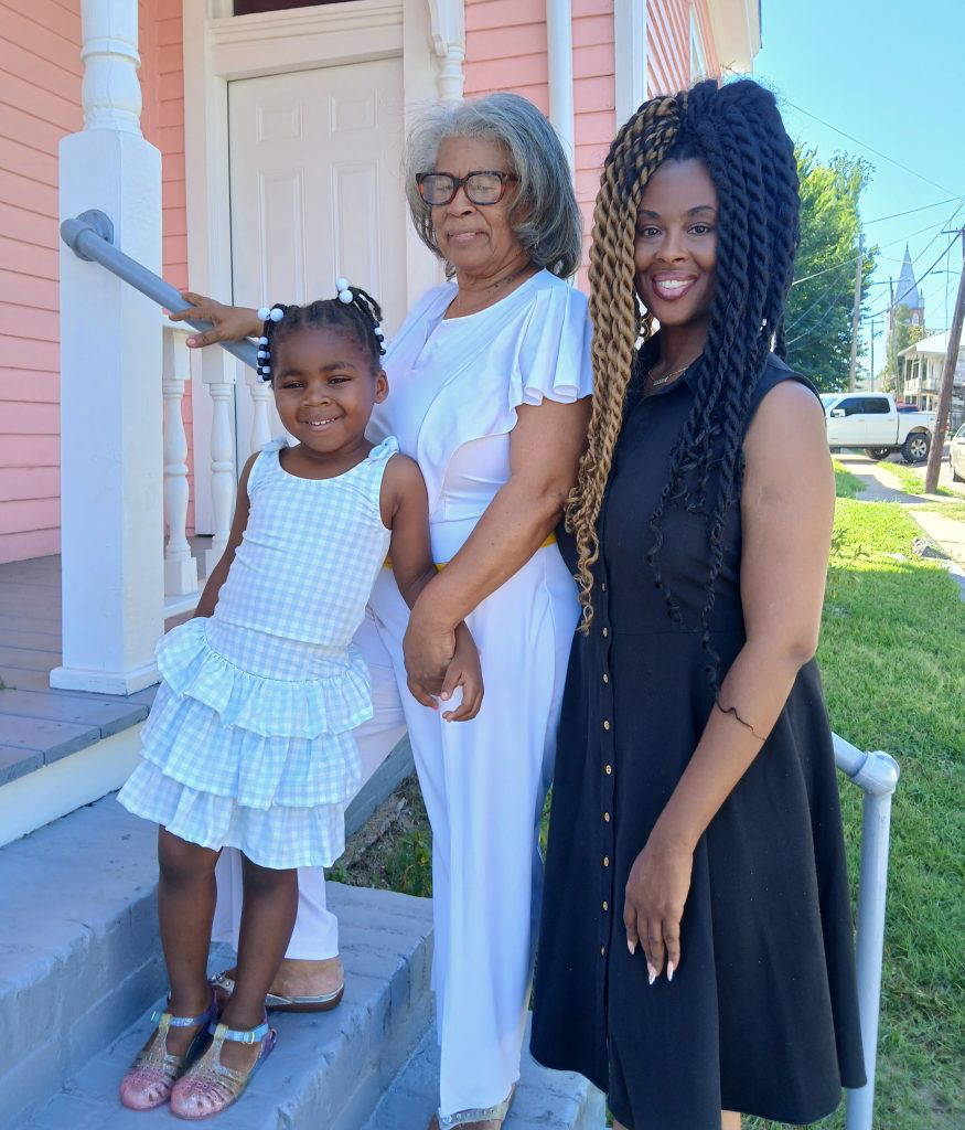 Bettye Bell, center, and her daughter, Brittany Bell Surratt, recently opened The Legacy of Madison to share Natchez's history. They are pictured with Brittany's daughter, Chozyn Channell Bell.Photo by Roscoe Barnes III