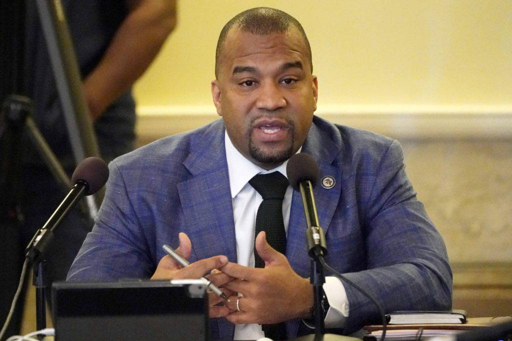 LE - Hinds County District Attorney Jody Owens is seen March 6, 2023, in Jackson, Miss. (AP Photo/Rogelio V. Solis, File)