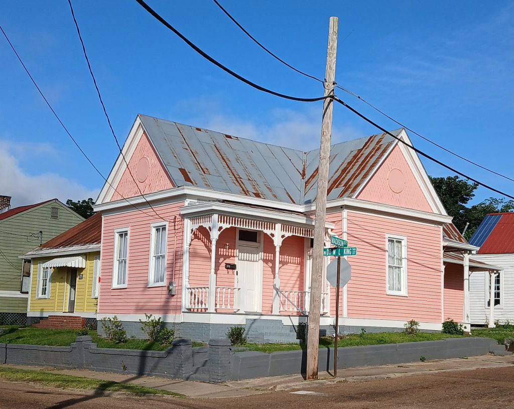 The pink house at the corner of N. Dr. M.L. King and Madison streets is now home to The Legacy of Madison, an interpretive center dedicated to sharing Natchez's untold and under-told history.Photo by Roscoe Barnes III