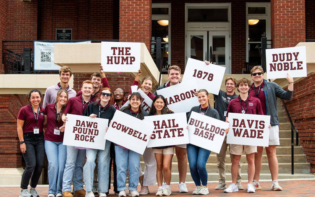 Mississippi State's undergraduate admissions application for the summer and fall 2027 semesters opens Aug. 1 at 8 p.m. CT during the annual "Hail State @ 8" event. (Photo by Grace Cockrell)