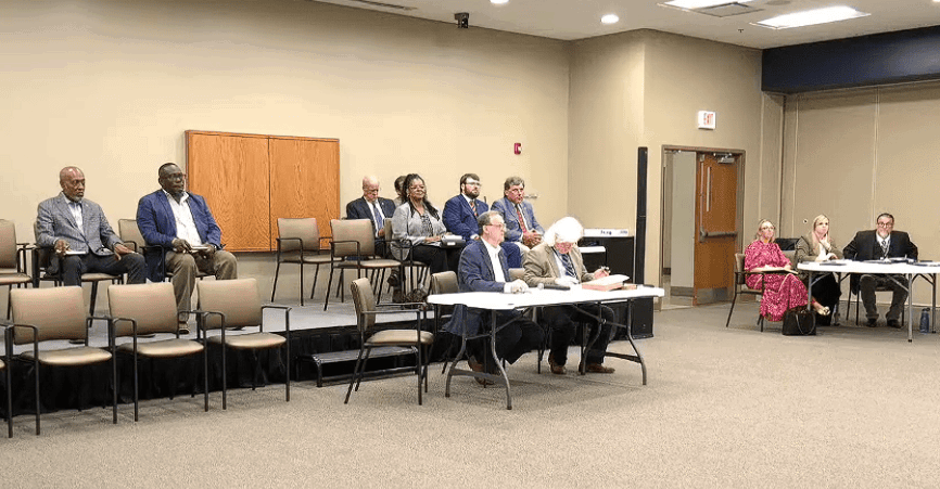 Joint Committee on Redistricting and Reapportionment holds redistricting hearing at Itawamaba Community College, August 18, 2026 (Photo from livestream)